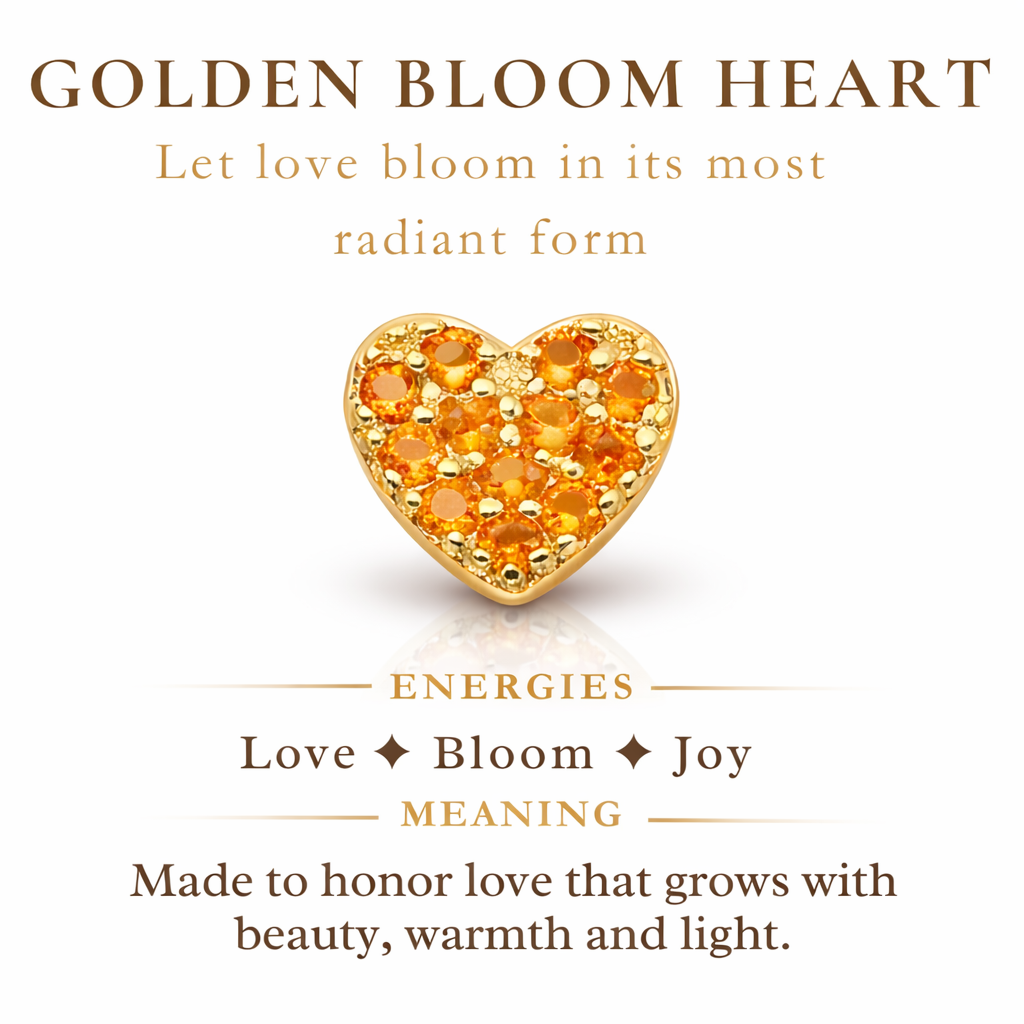 GOLDEN BLOOM HEART