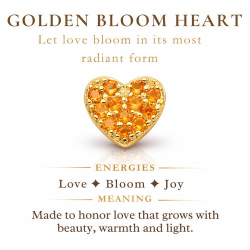 GOLDEN BLOOM HEART