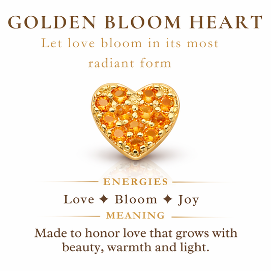 GOLDEN BLOOM HEART